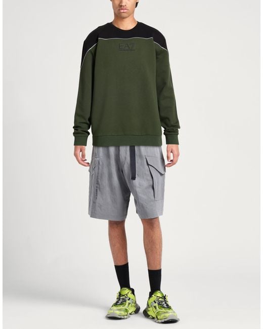 EA7 Green Sweatshirt for men
