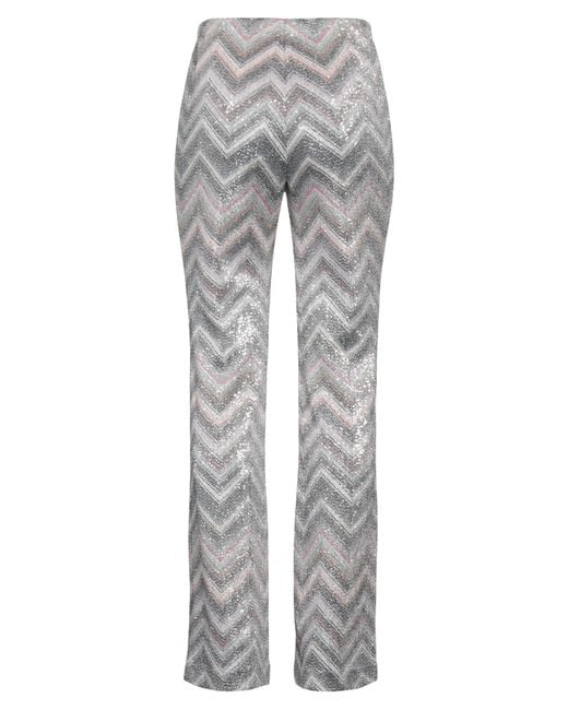 Missoni Gray Pants Viscose, Polyester, Polyamide