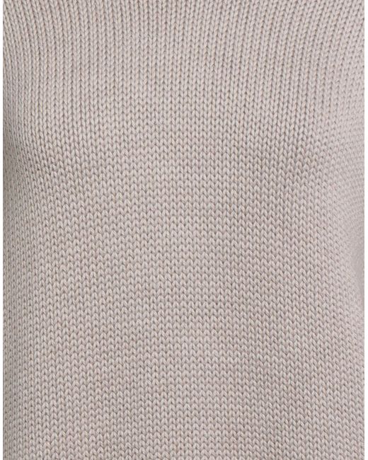 Aragona Gray Turtleneck Merino Wool