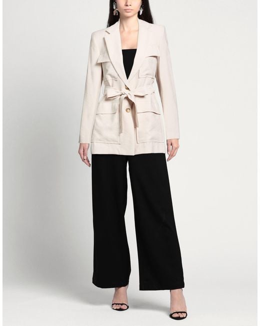 RUE DU BAC Natural Blazer Viscose, Polyester