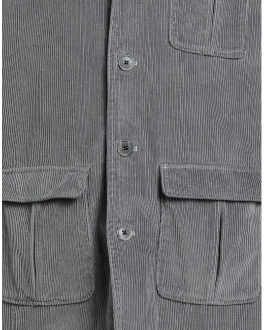 Hiltl Gray Jacket Cotton for men