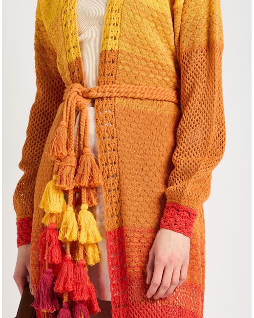 Escvdo Red Strickjacke
