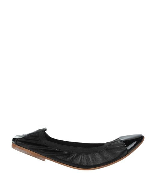 Studio Pollini Black Ballet Flats Soft Leather