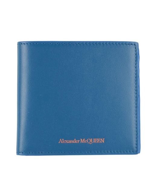 McQueen Blue Wallets for men