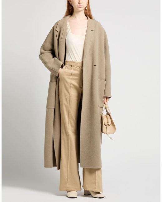 Sportmax Natural Pants Cotton, Elastane