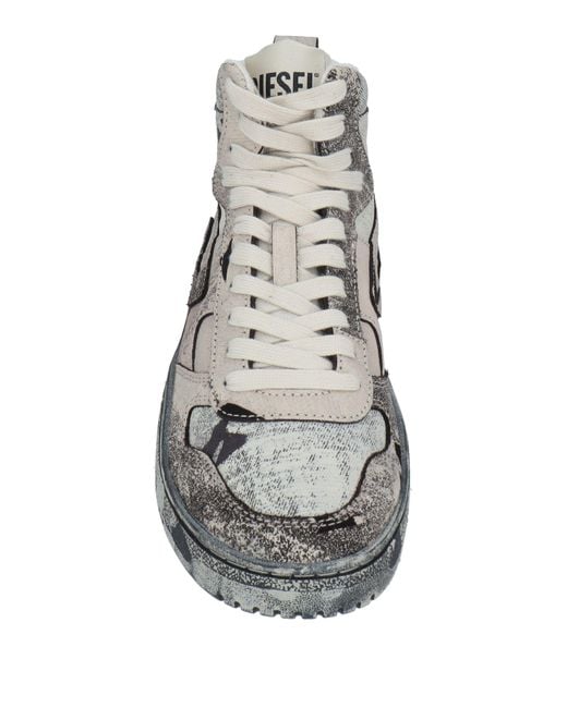 DIESEL Gray S-ukiyo V2 High-top Sneakers for men