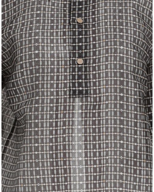 Fendi Gray Top Silk, Polyamide