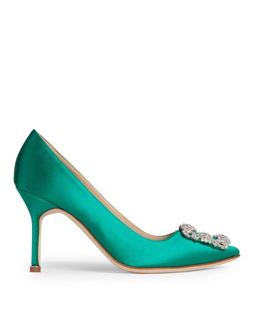 Zapatos de salón Manolo Blahnik de color Green