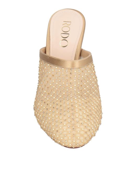 Rodo Natural Mules & Clogs Textile Fibers