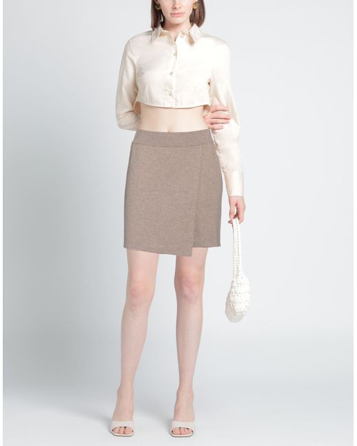 Lisa Yang Brown Mini Skirt
