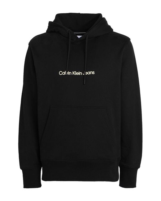Felpa di Calvin Klein in Black da Uomo