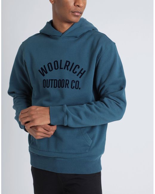 Woolrich Blue Sweatshirt for men