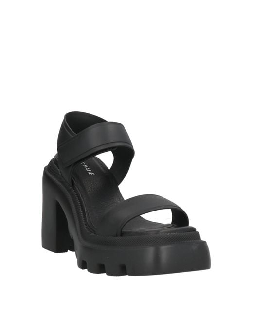 Vic Matié Black Sandals