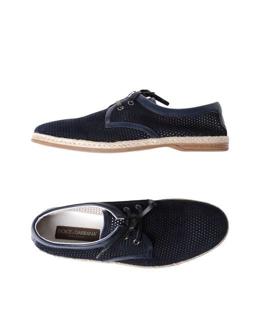 Dolce & Gabbana Blue Lace-up Shoes for men