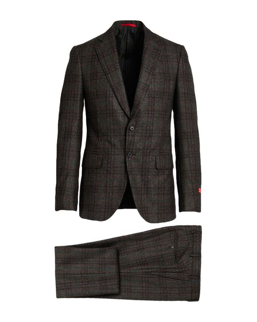 Isaia Black Suits for men