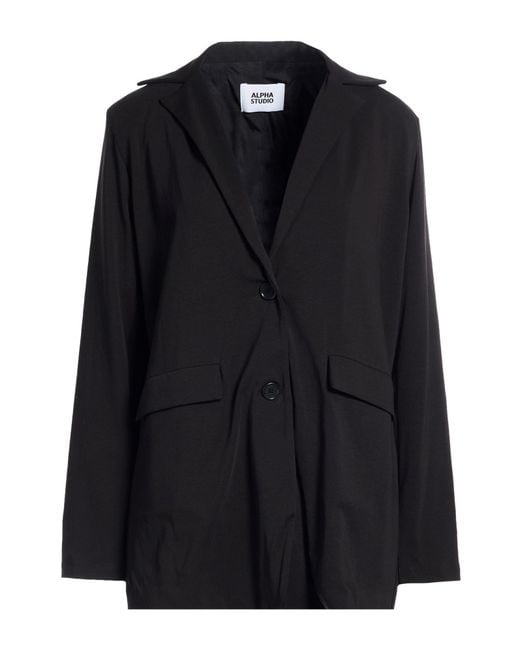 Alpha Studio Black Blazer