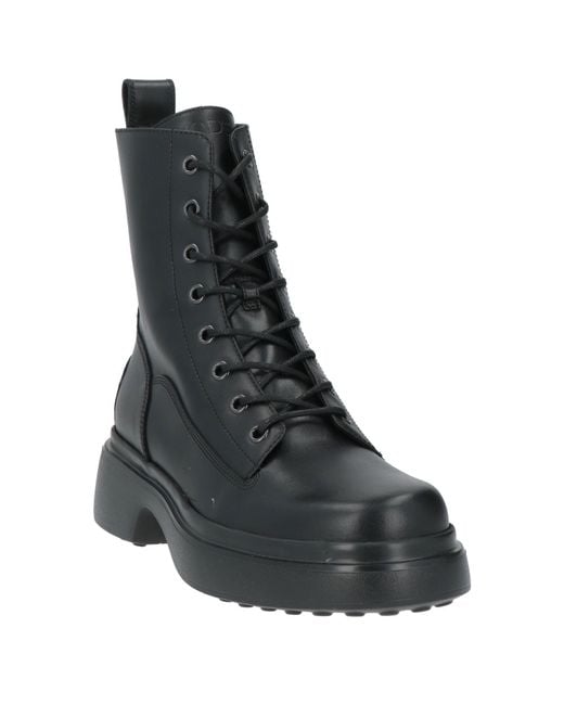 Tod's Black Ankle Boots Leather