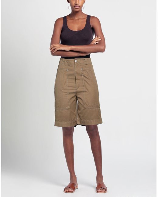 Isabel Marant Natural Shorts & Bermuda Shorts