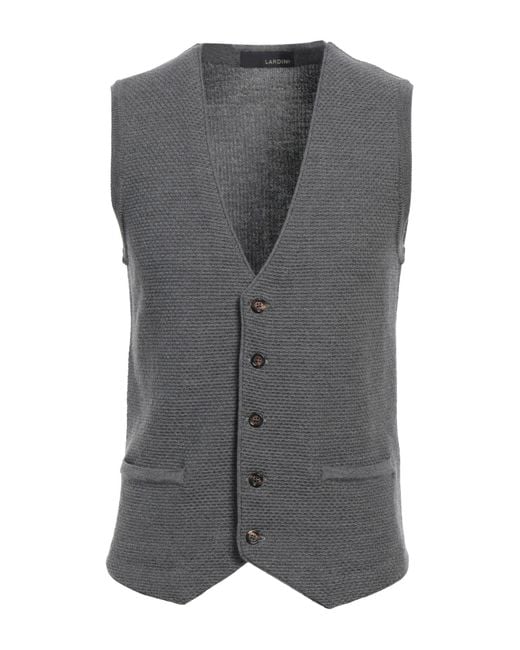 Lardini Gray Cardigan for men
