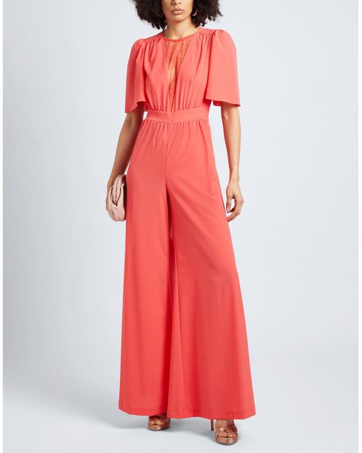 Twinset Red Jumpsuit
