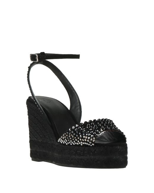 Castaner Black Espadrilles