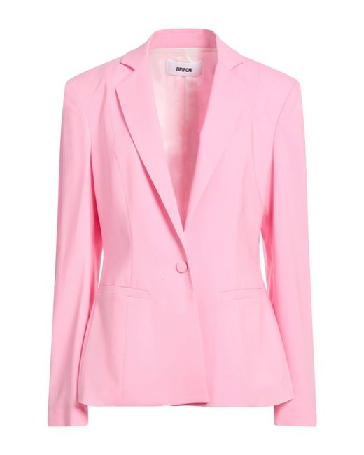 Grifoni Pink Blazer Virgin Wool, Elastane