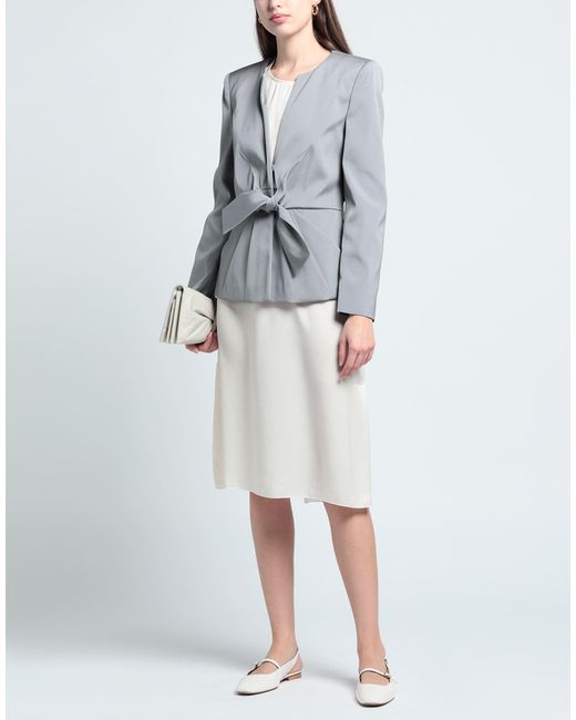 Alberta Ferretti Gray Blazer