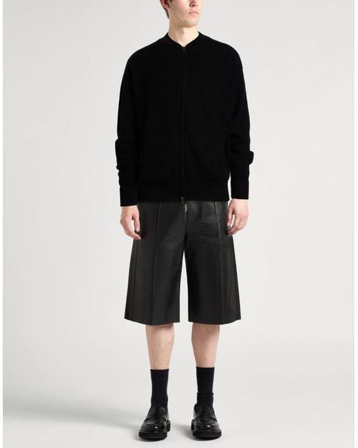 Emporio Armani Black Cardigan for men