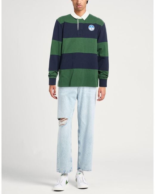 Polo North Sails de hombre de color Green