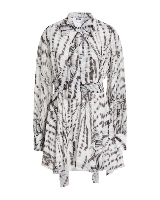 MSGM White Mini Dresses