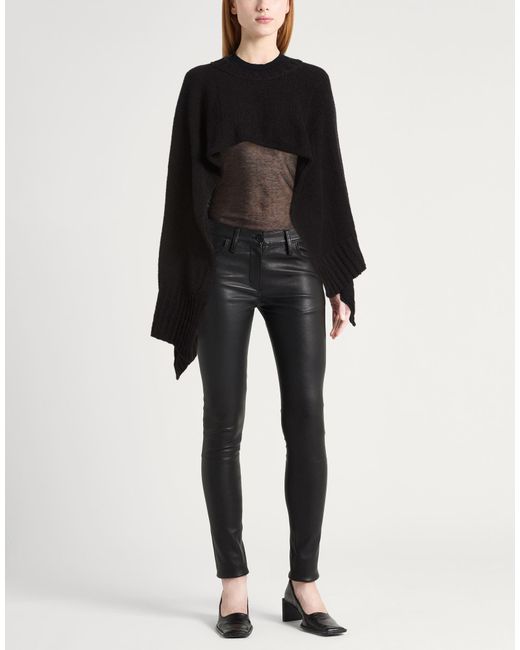 Isabel Benenato Black Cape Cotton, Polyamide