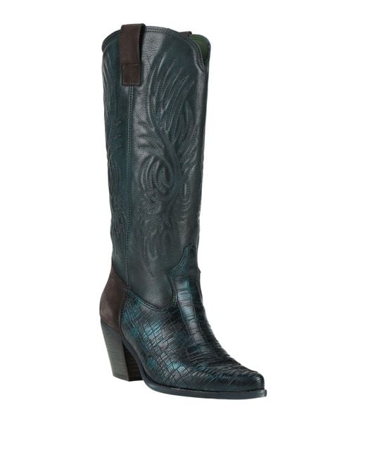Felmini Green Deep Boot Leather