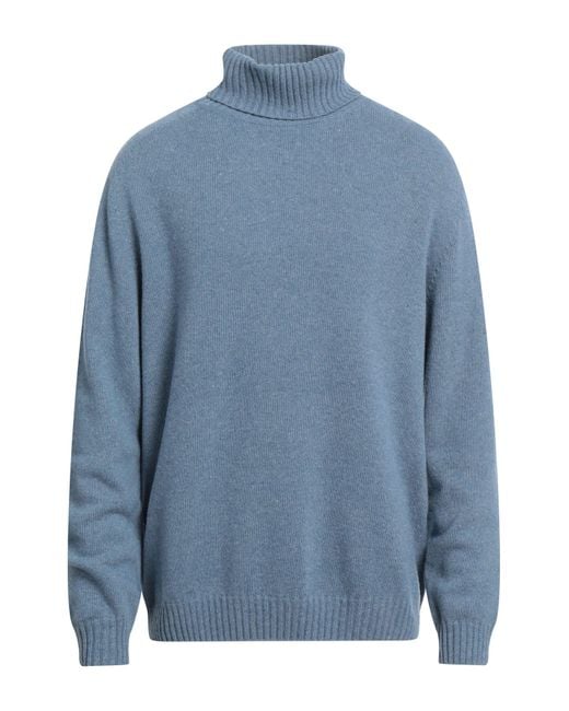 Malo Blue Turtleneck for men