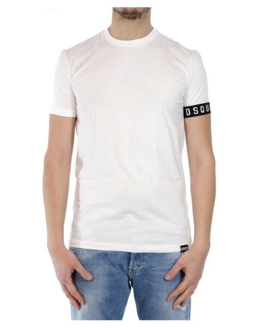 T-shirt di DSquared² in White da Uomo