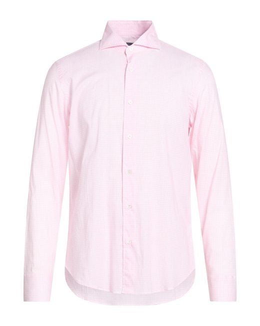 Fedeli Pink Shirts for men
