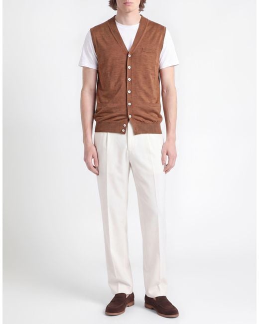Ballantyne Brown Cardigan for men