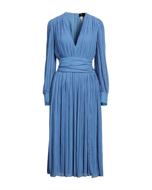 Rochas Blue Midi Dress
