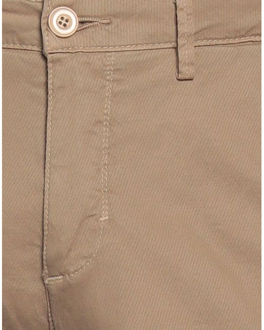 Yan Simmon Natural Camel Pants Cotton, Elastane for men