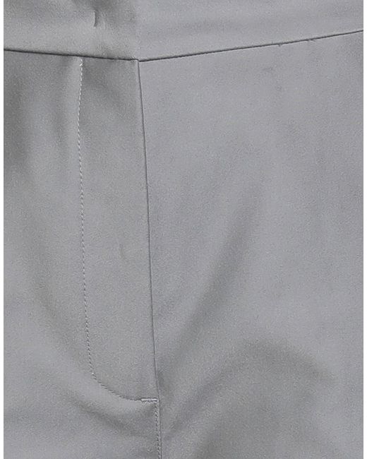 Malloni Gray Pants Cotton