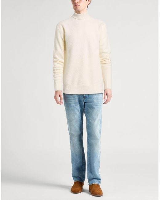 Jil Sander White Turtleneck for men