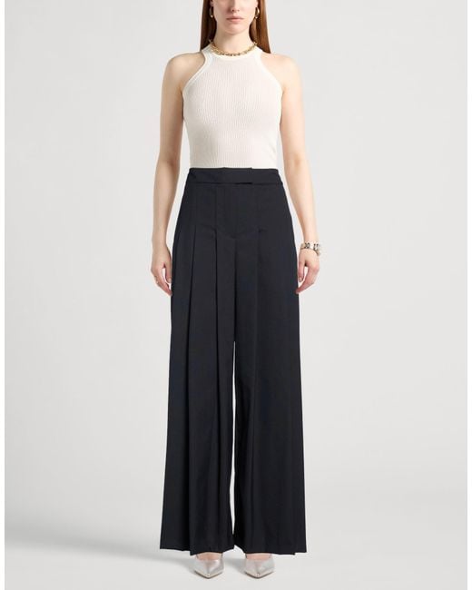 Karl Lagerfeld Blue Pants Polyester, Viscose, Elastane