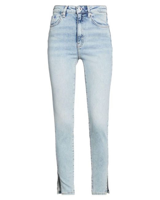 Karl Lagerfeld Blue Jeans Organic Cotton, Polyester, Elastane