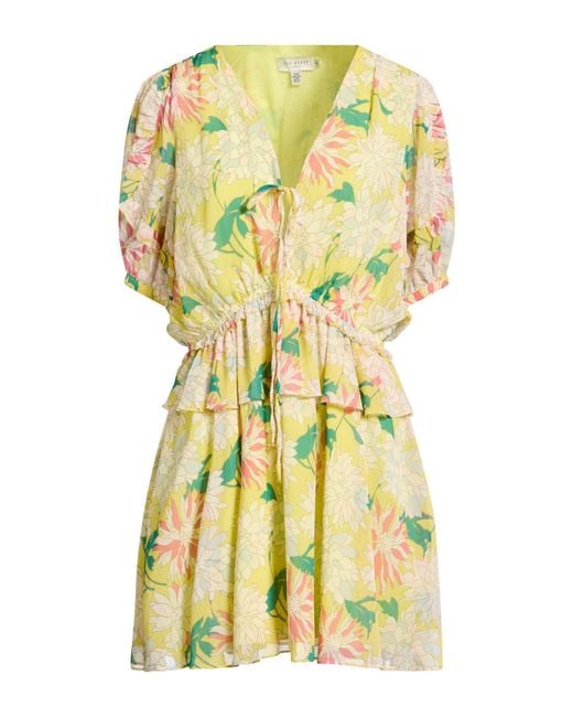 Ted Baker Yellow Mini Dress