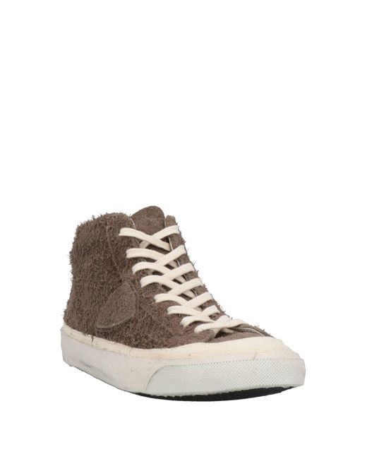 Philippe Model Brown Sneakers for men