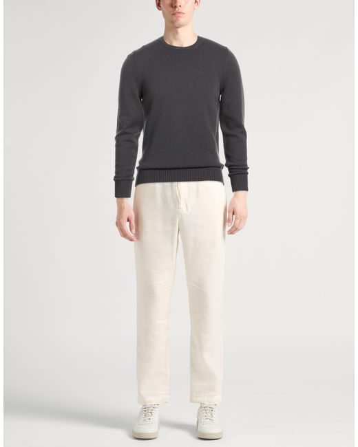 Drumohr Gray Lead Sweater Cashmere for men