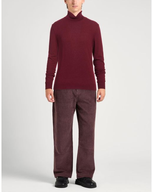 Daniele Alessandrini Red Turtleneck for men