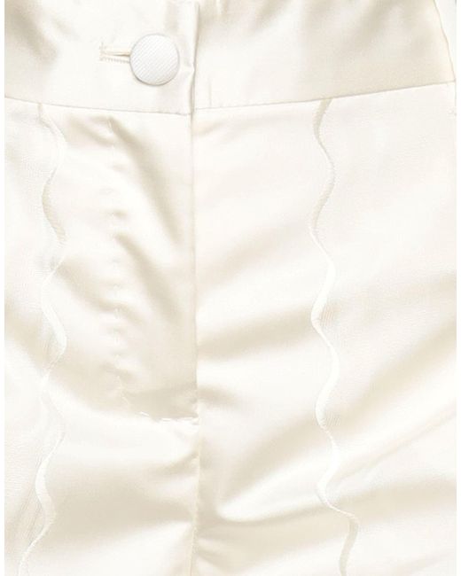 Dolce & Gabbana White Pants Polyester