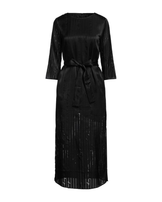 ARMANI EXCHANGE Black Maxi Dress