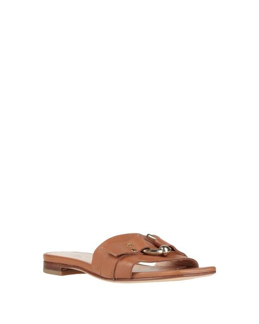 Agl Attilio Giusti Leombruni Brown Sandals Leather