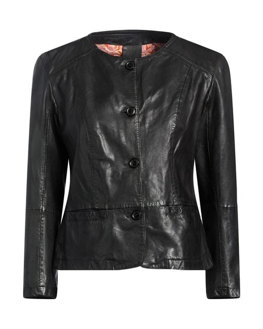 Bully Black Jacket Leather